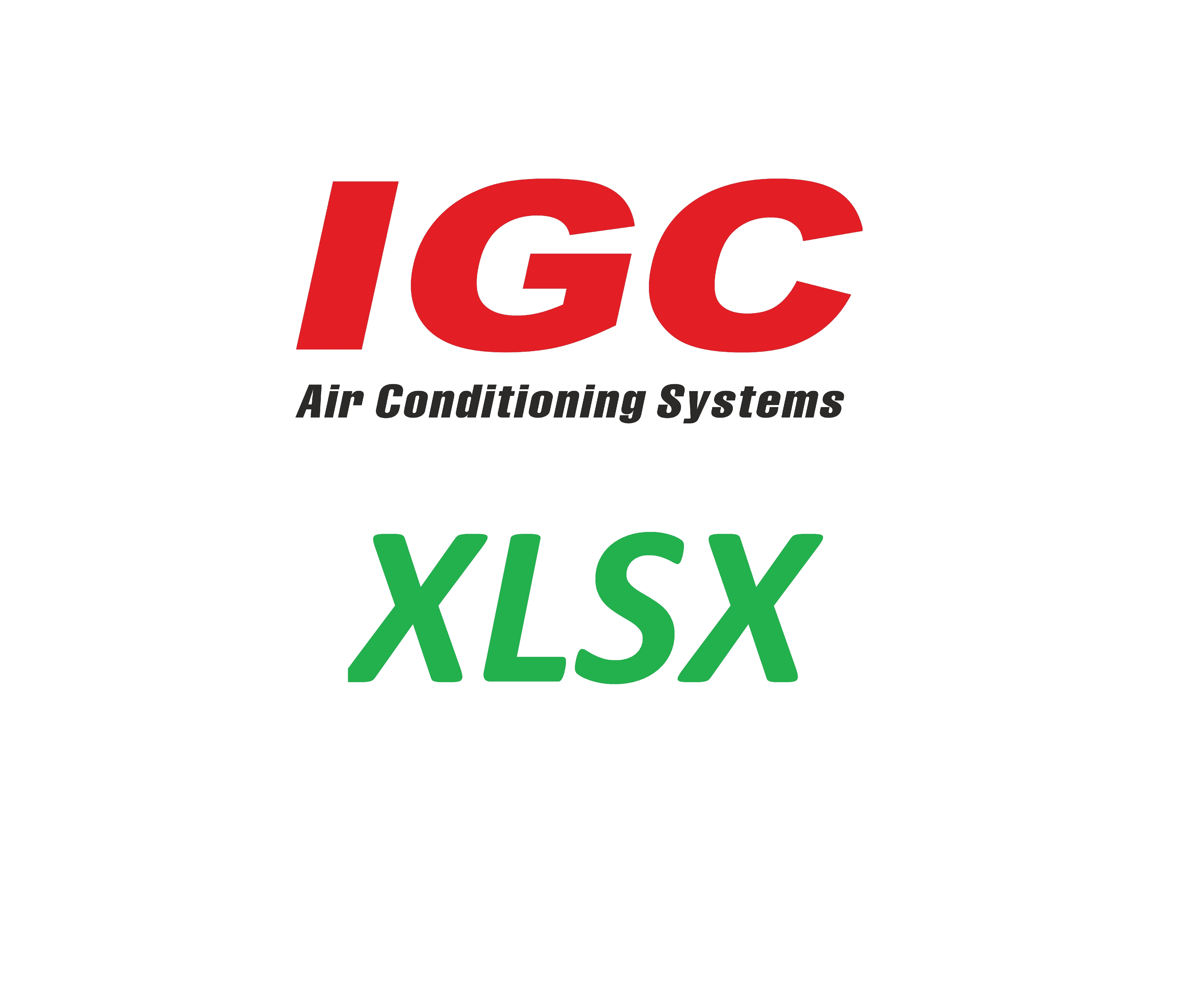 Файл с товарами IGC в формате xlsx для загрузки на сайт партнера